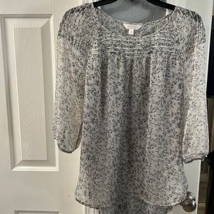 Lauren Conrad Sheer Top - Medium